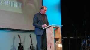 Dr. Andrew Corbett preaching